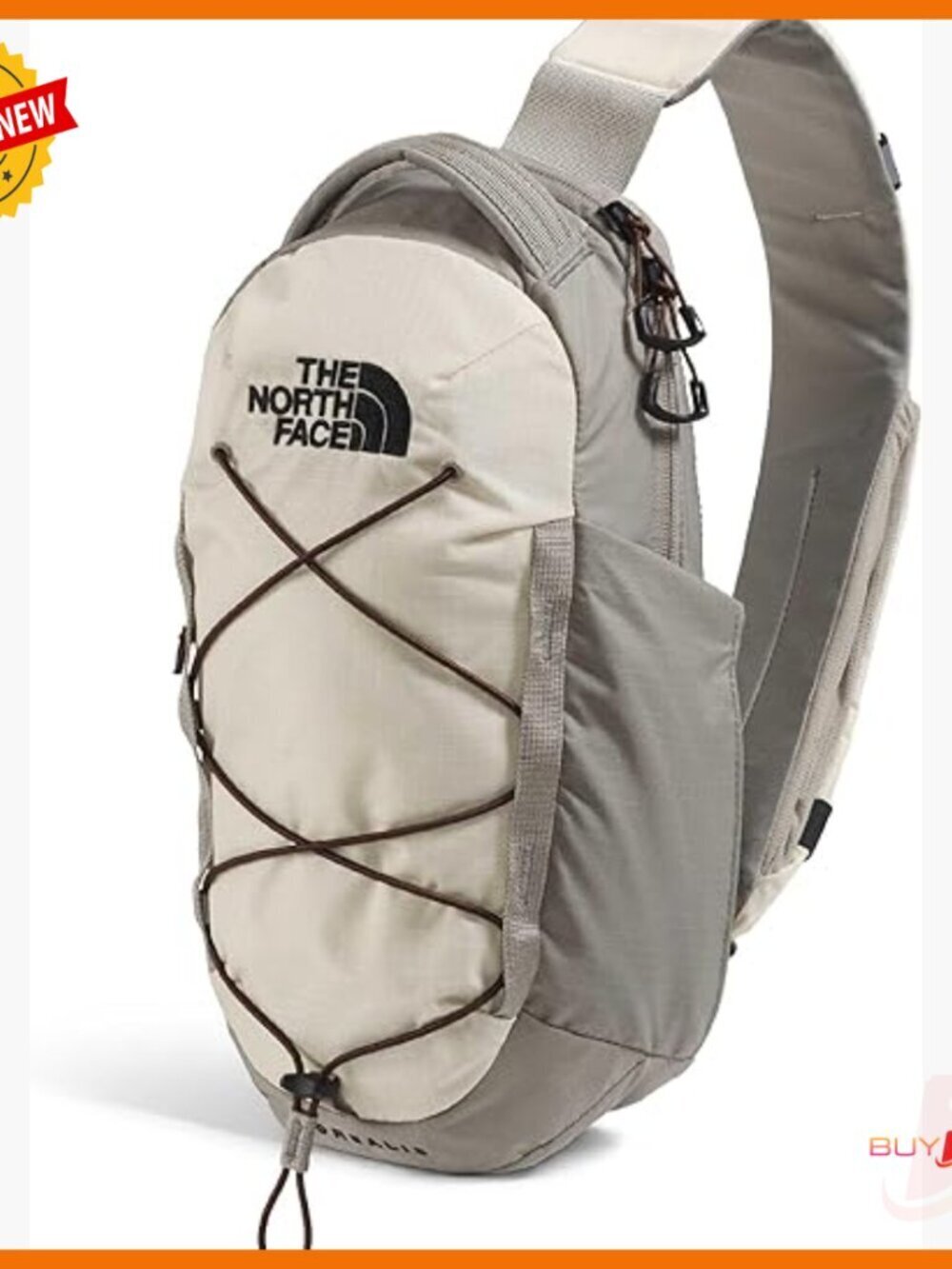 Water Repellent Crossbody Sling Bag with Tablet Sleeve, Adjustable Strap